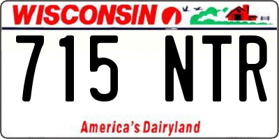 WI license plate 715NTR