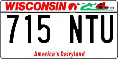 WI license plate 715NTU