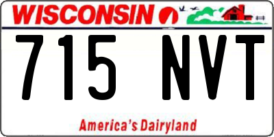 WI license plate 715NVT