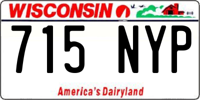 WI license plate 715NYP