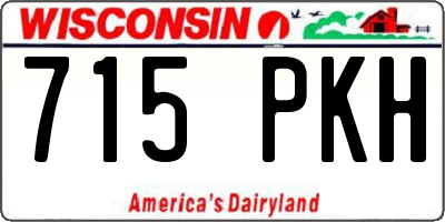 WI license plate 715PKH