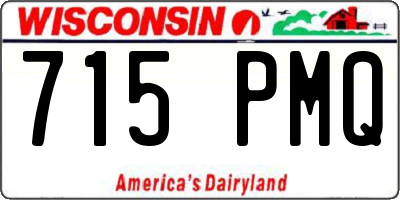 WI license plate 715PMQ