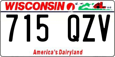 WI license plate 715QZV