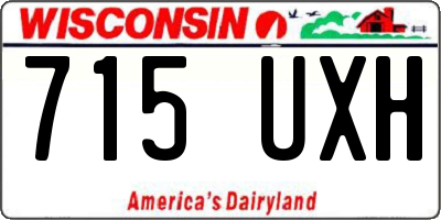 WI license plate 715UXH