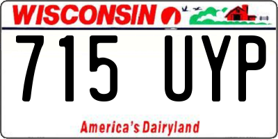 WI license plate 715UYP