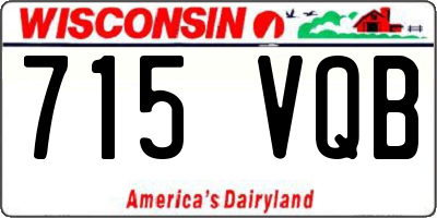 WI license plate 715VQB