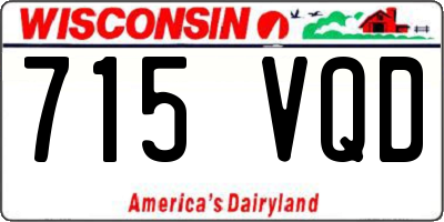 WI license plate 715VQD