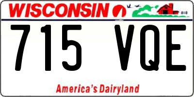 WI license plate 715VQE