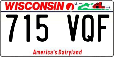 WI license plate 715VQF