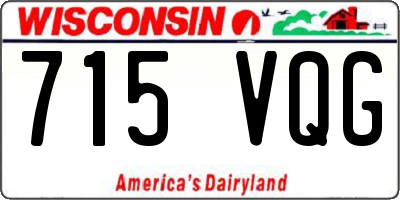 WI license plate 715VQG
