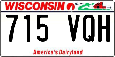 WI license plate 715VQH