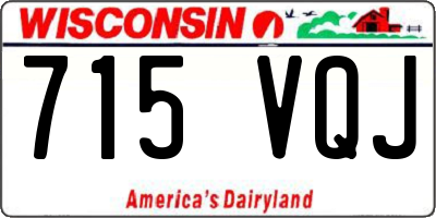 WI license plate 715VQJ