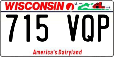 WI license plate 715VQP