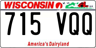 WI license plate 715VQQ