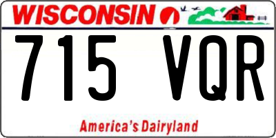 WI license plate 715VQR