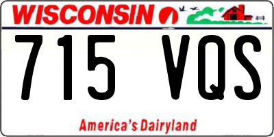 WI license plate 715VQS