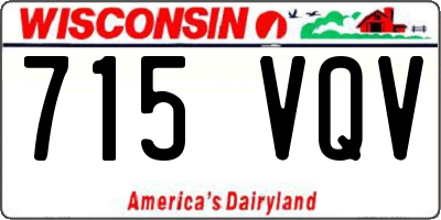 WI license plate 715VQV