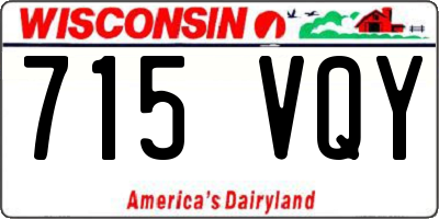 WI license plate 715VQY