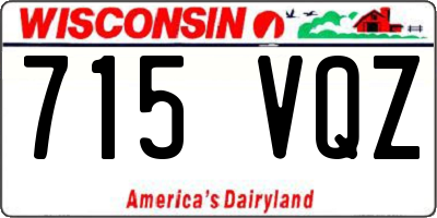 WI license plate 715VQZ