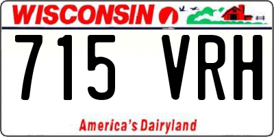 WI license plate 715VRH
