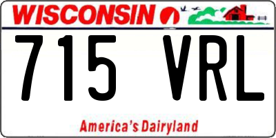 WI license plate 715VRL