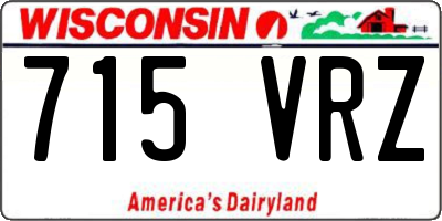 WI license plate 715VRZ