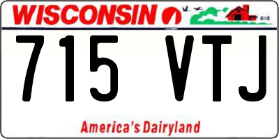WI license plate 715VTJ
