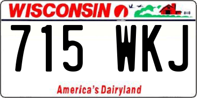 WI license plate 715WKJ