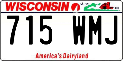 WI license plate 715WMJ