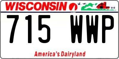 WI license plate 715WWP