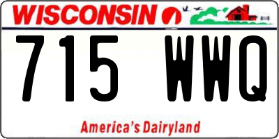 WI license plate 715WWQ