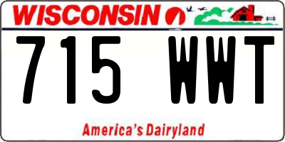 WI license plate 715WWT