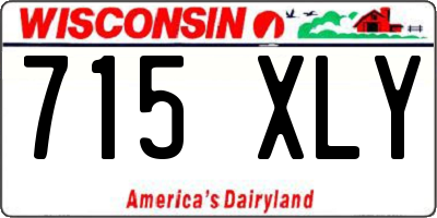 WI license plate 715XLY