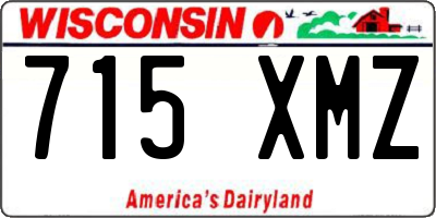 WI license plate 715XMZ