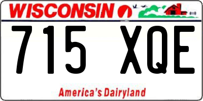 WI license plate 715XQE