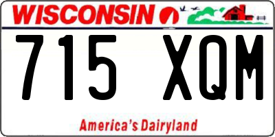 WI license plate 715XQM