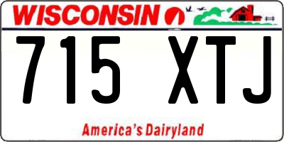 WI license plate 715XTJ