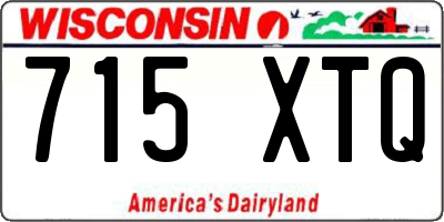 WI license plate 715XTQ