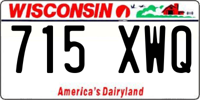WI license plate 715XWQ