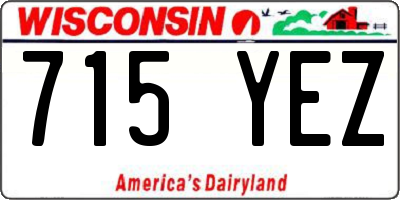 WI license plate 715YEZ