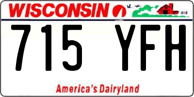 WI license plate 715YFH