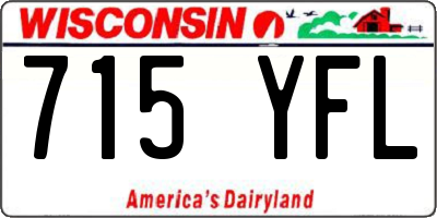 WI license plate 715YFL