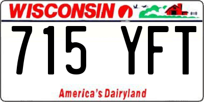 WI license plate 715YFT