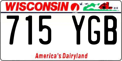 WI license plate 715YGB