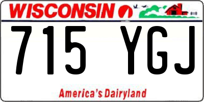 WI license plate 715YGJ