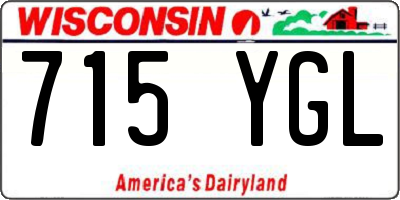 WI license plate 715YGL