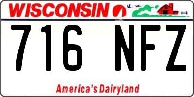 WI license plate 716NFZ