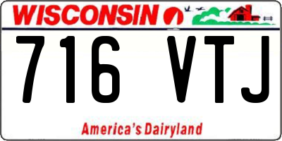 WI license plate 716VTJ