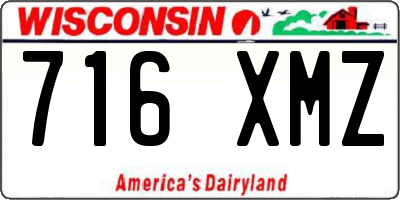 WI license plate 716XMZ