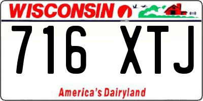 WI license plate 716XTJ
